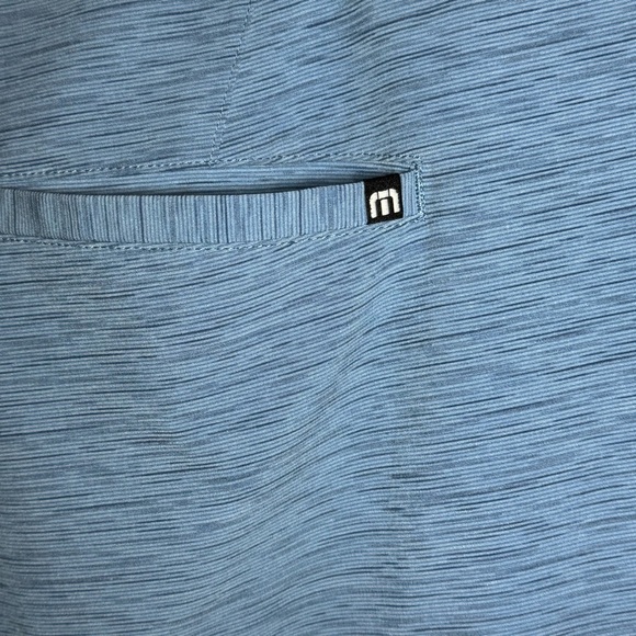 Travis Mathew Shorts Mens 38 Blue 10" Hybrid Golf Casual Preppy Performance - Picture 6 of 9